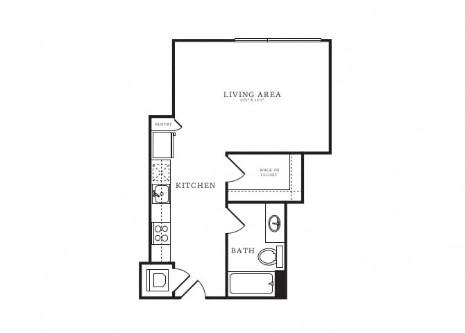 Studio-A2A floor plan