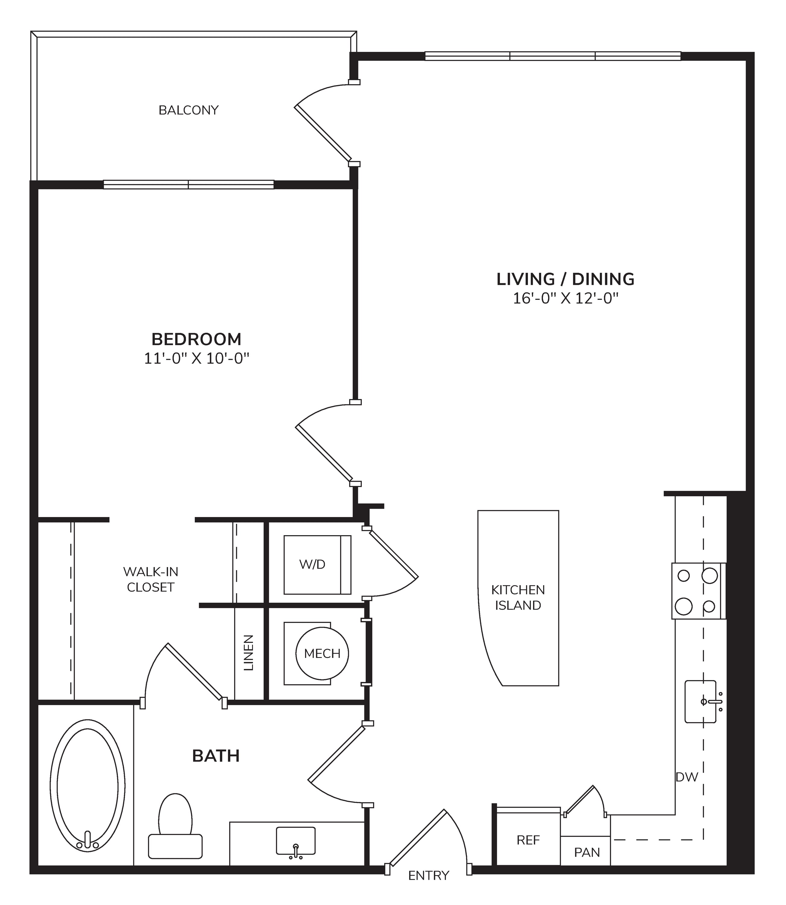 A1 floor plan