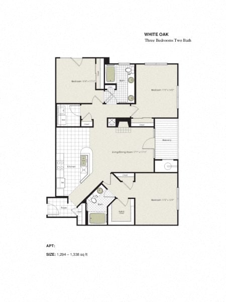 White Oak floor plan