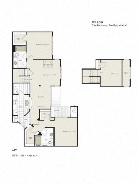 Willow floor plan