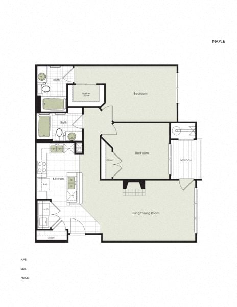 Maple floor plan