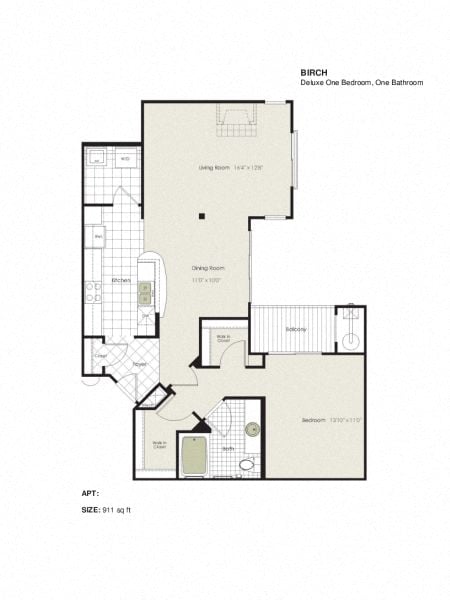 Birch floor plan