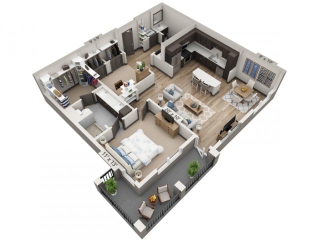 Medina 1064SF floor plan