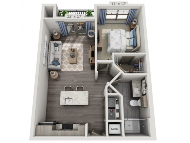 A1 floor plan