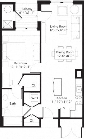 A6 floor plan