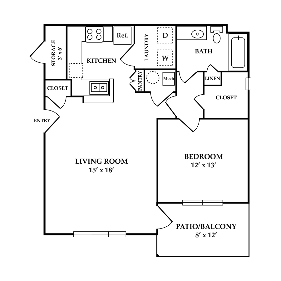 A1 floor plan
