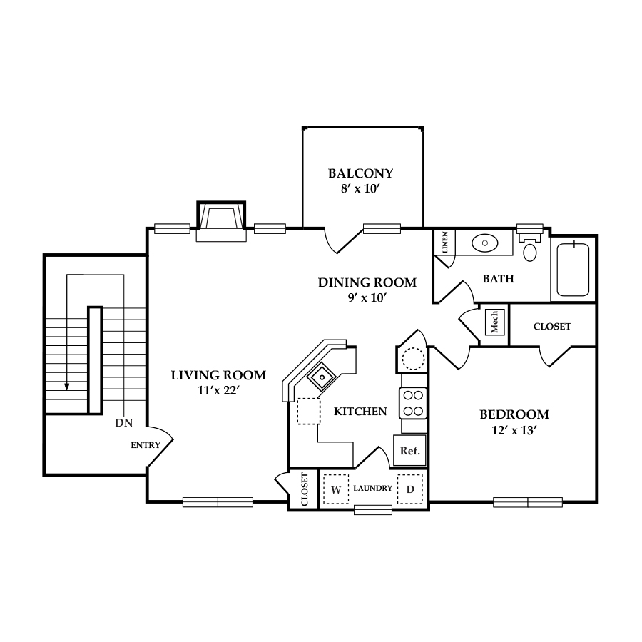 G1 floor plan