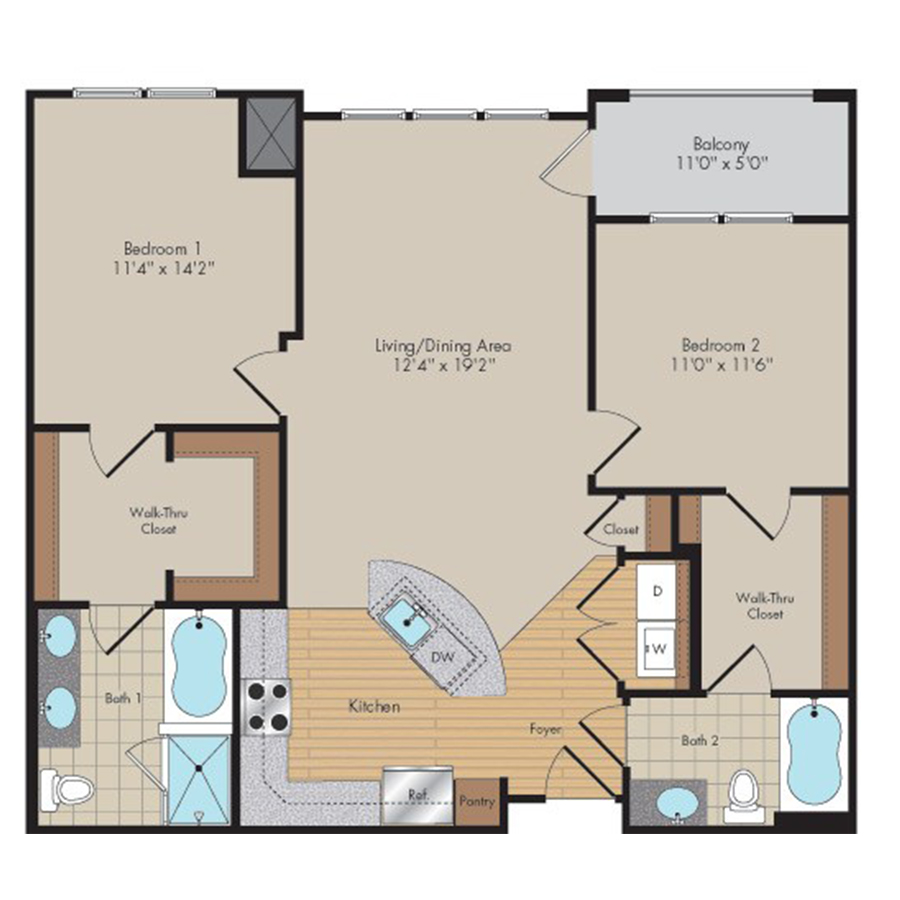 B2B - Hampton floor plan