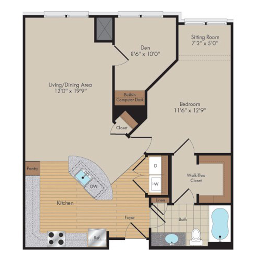 A2D - Shipley floor plan