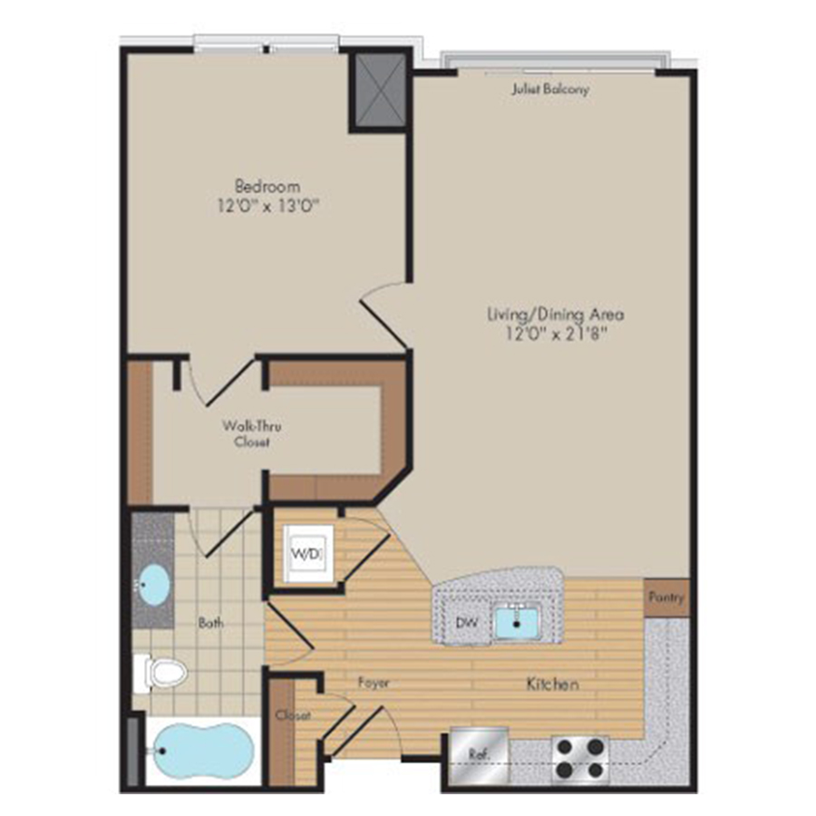 A1 - Garrison floor plan