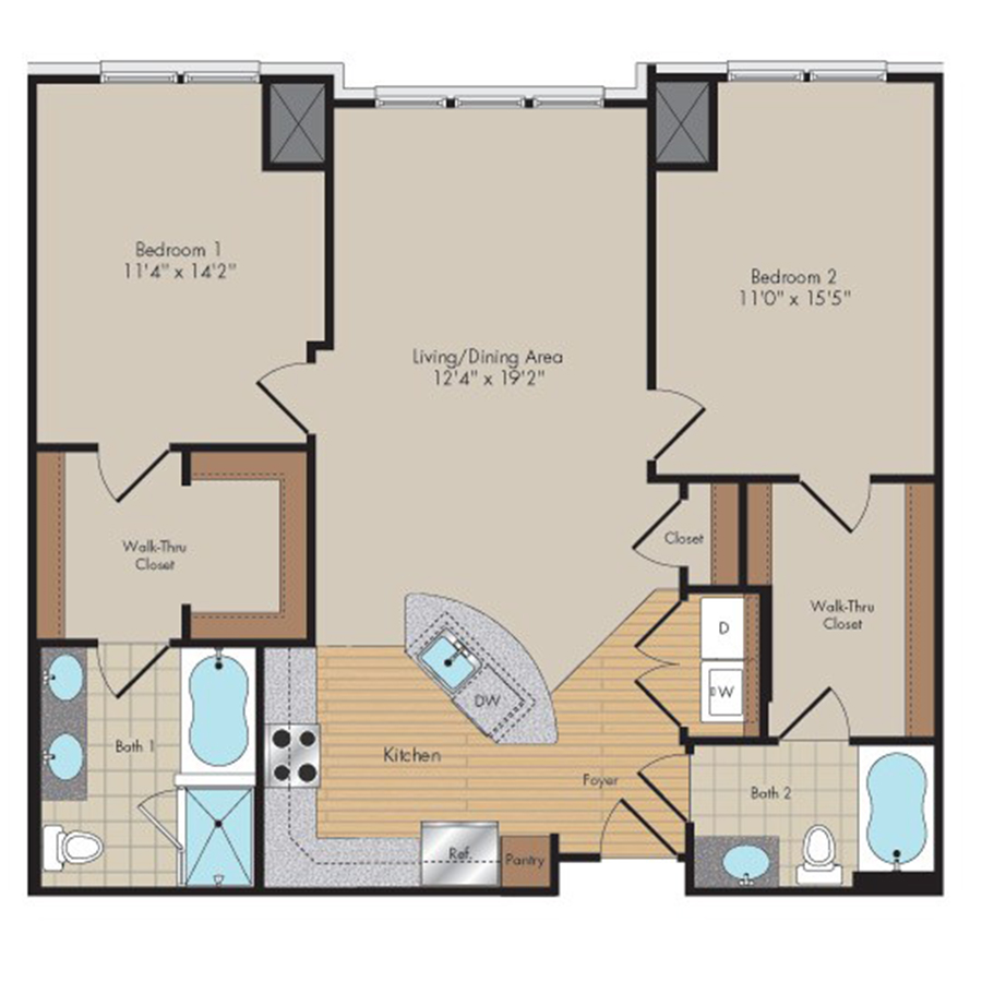 B2 - Glyndon floor plan