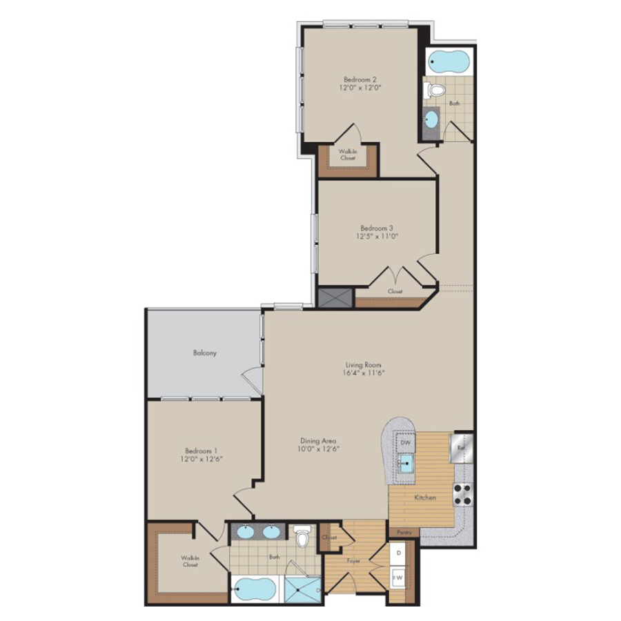C1 - Greystone floor plan