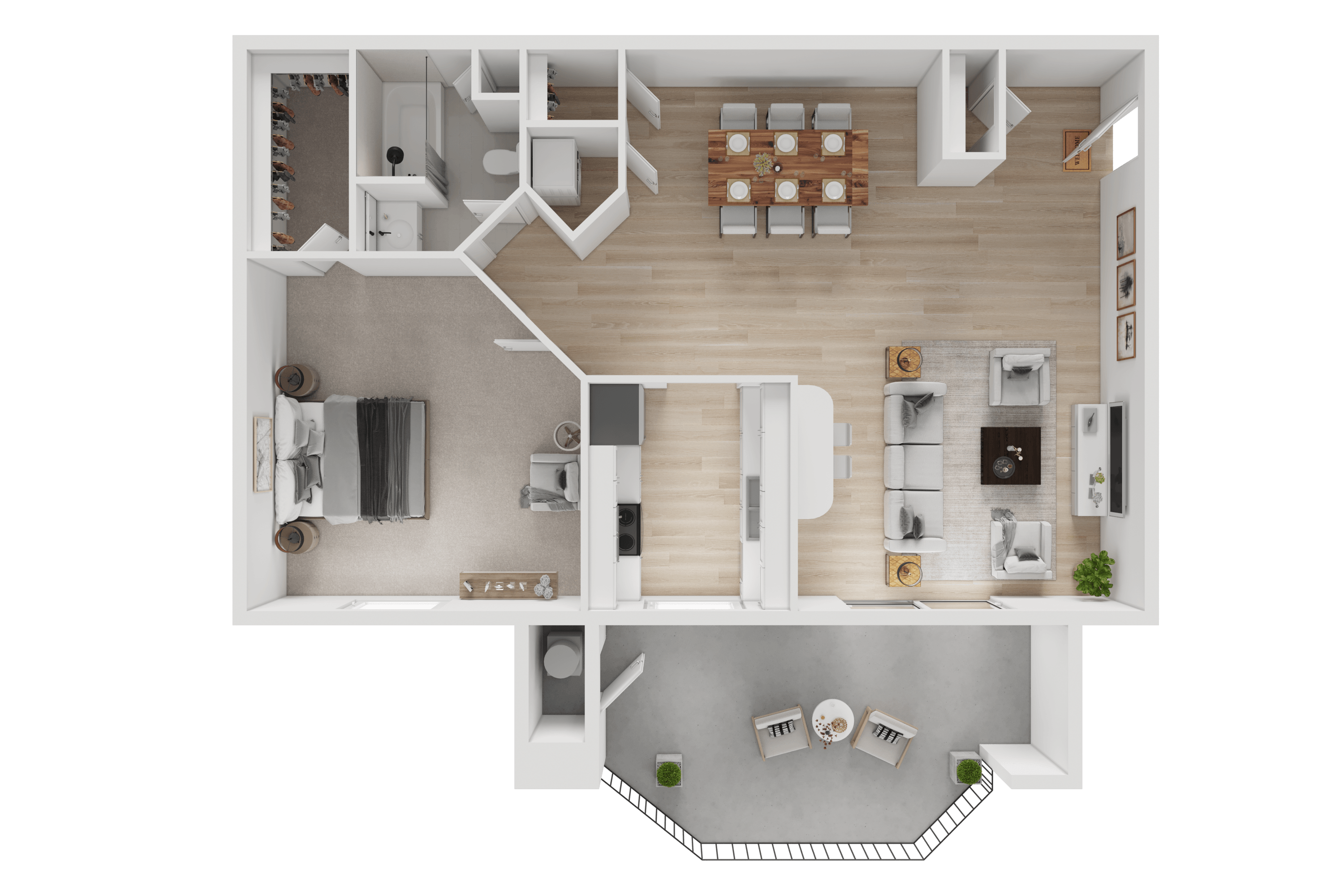 A2 floor plan