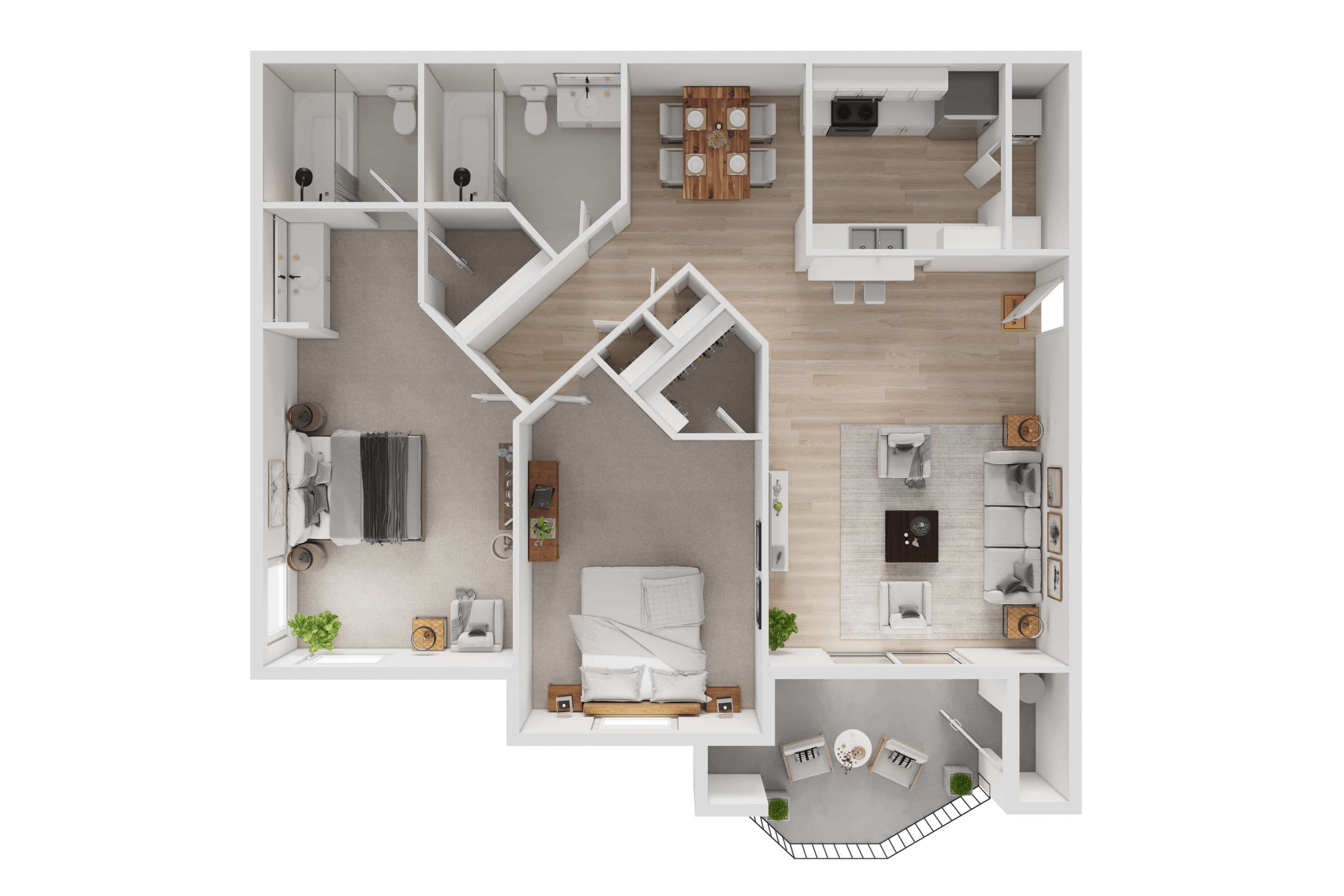 B2 floor plan