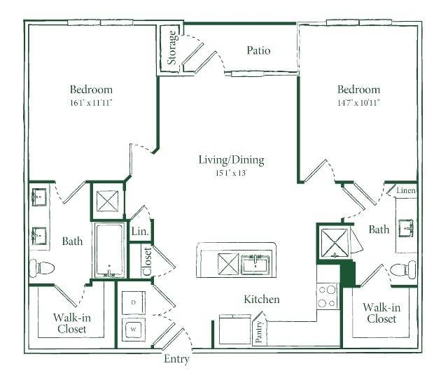 HD-B1B floor plan