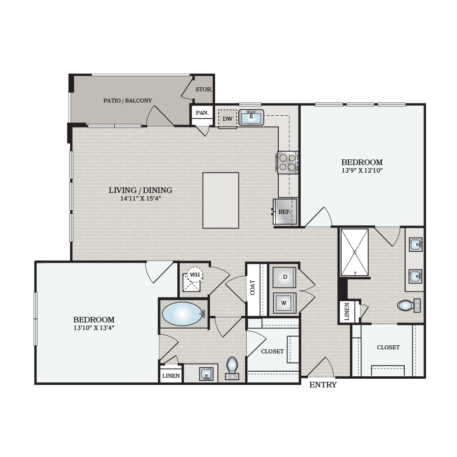 B2 floor plan