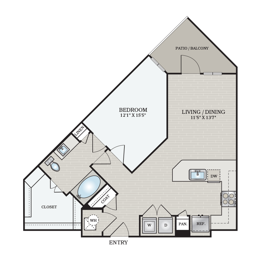 A2 floor plan