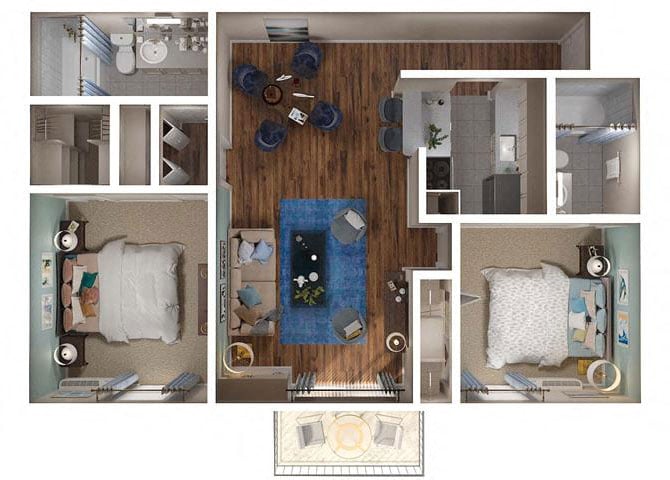 Sauganash floor plan