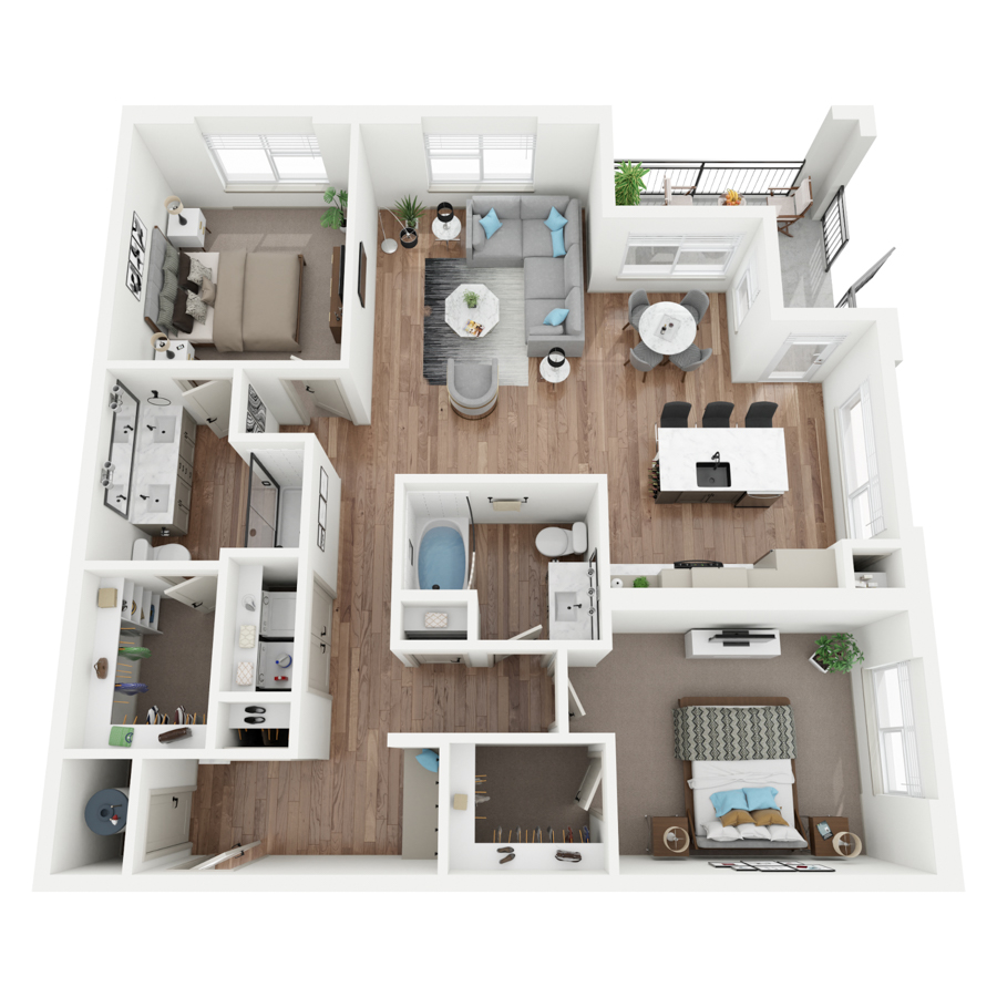 B6 floor plan