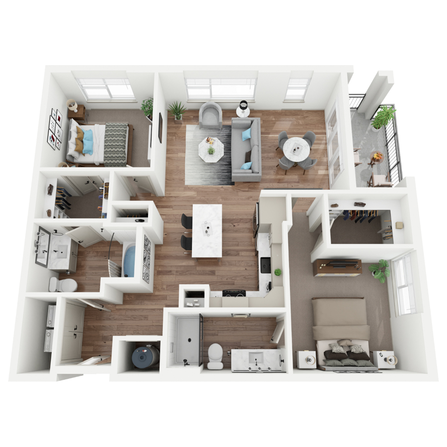 B2 floor plan
