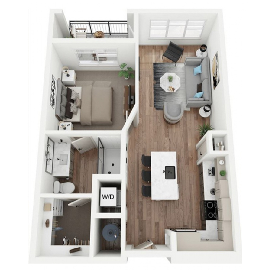 A2 floor plan