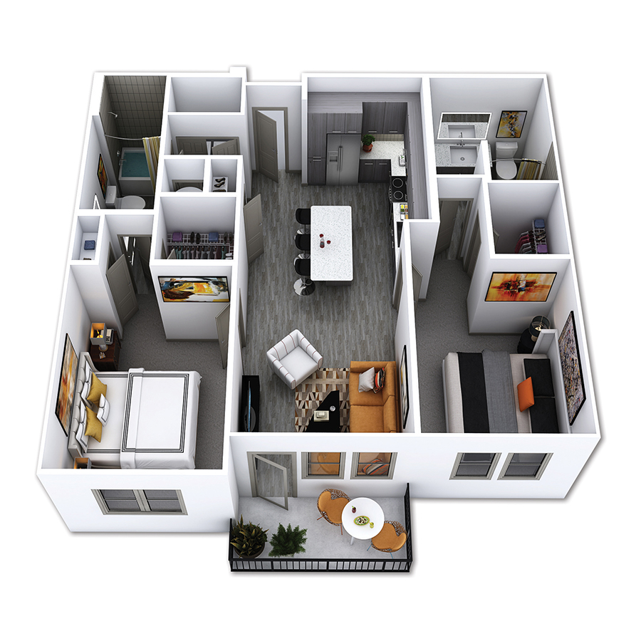 B2 floor plan