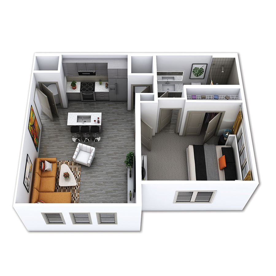 A1 floor plan