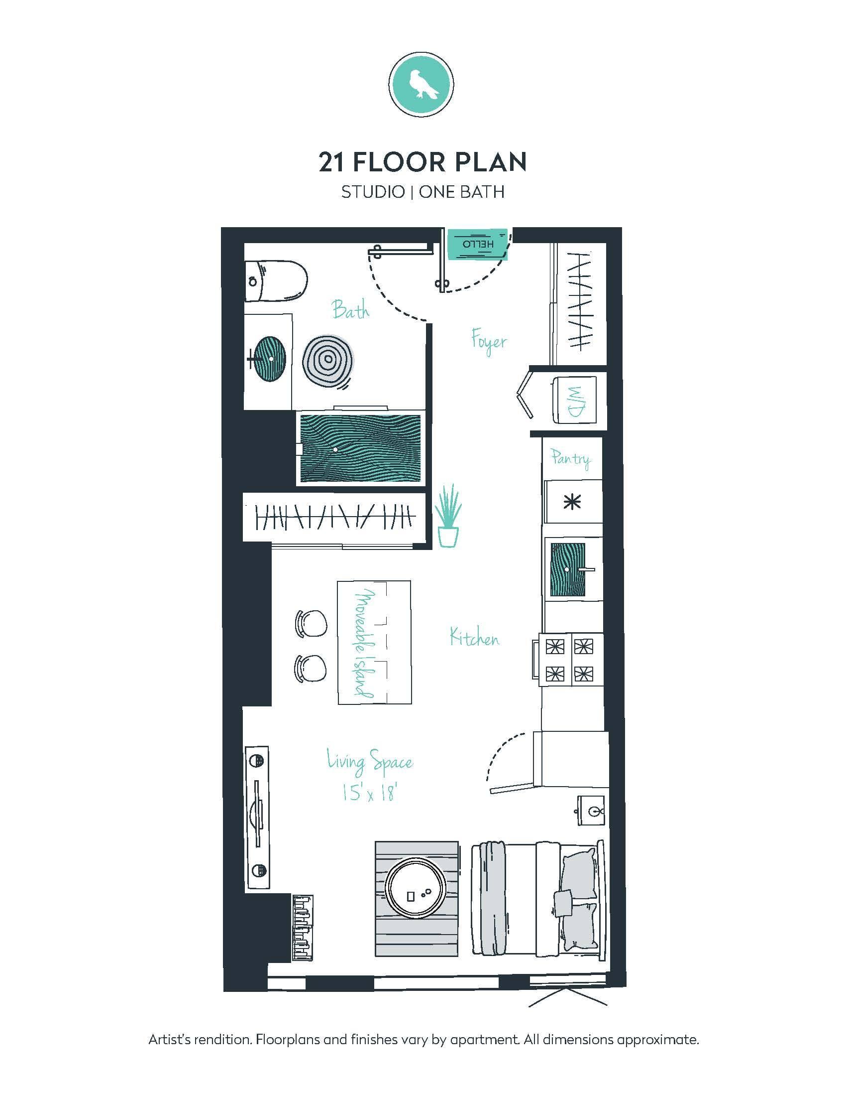 S11 Apartment floor plan