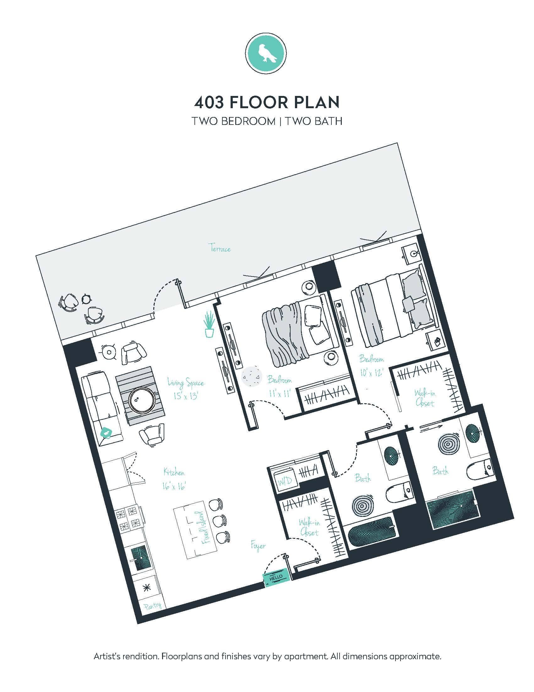 C05 Apartment floor plan