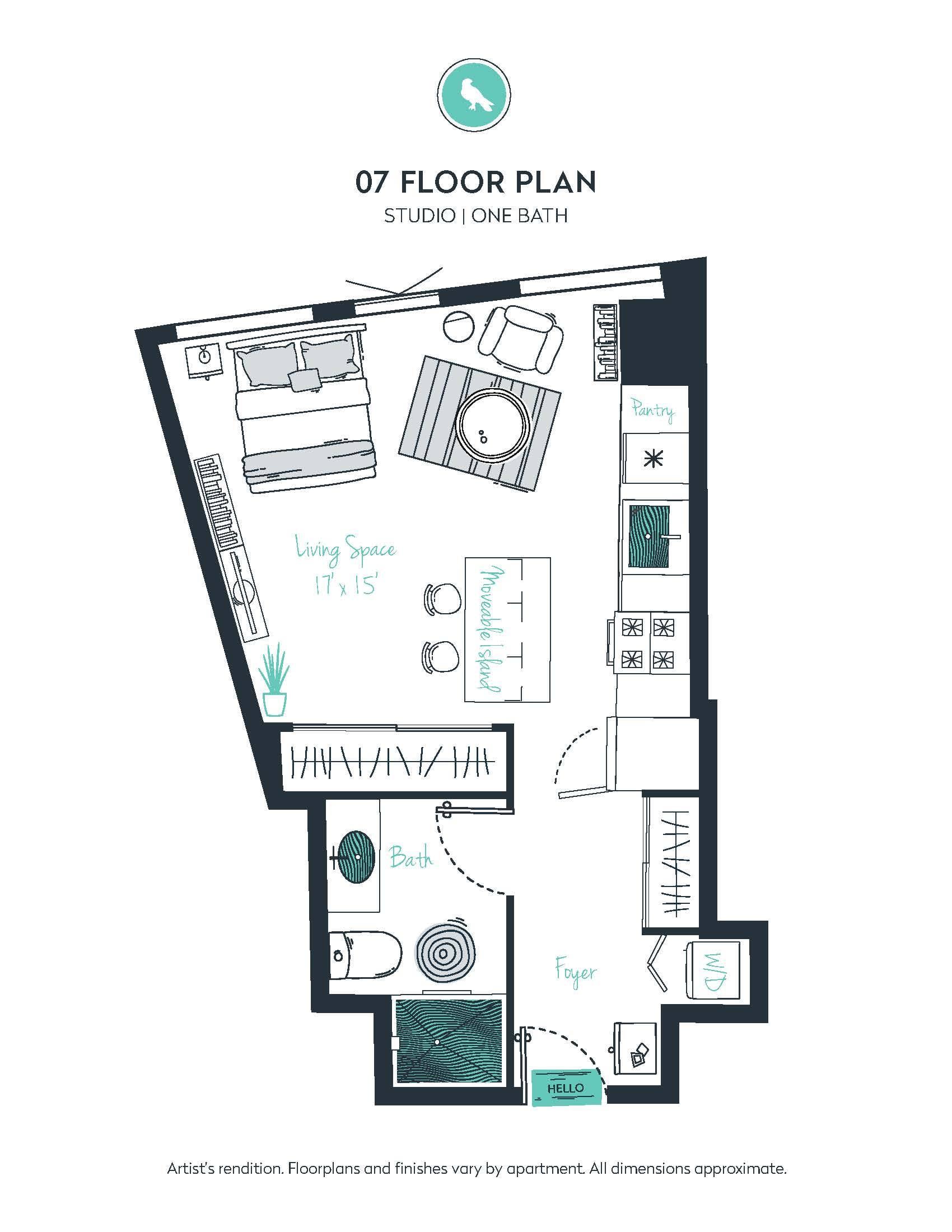 S09 Apartment floor plan