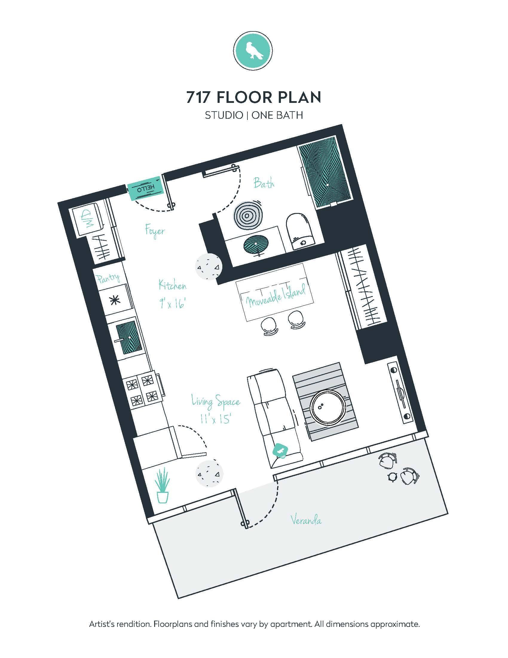 S15 Apartment floor plan