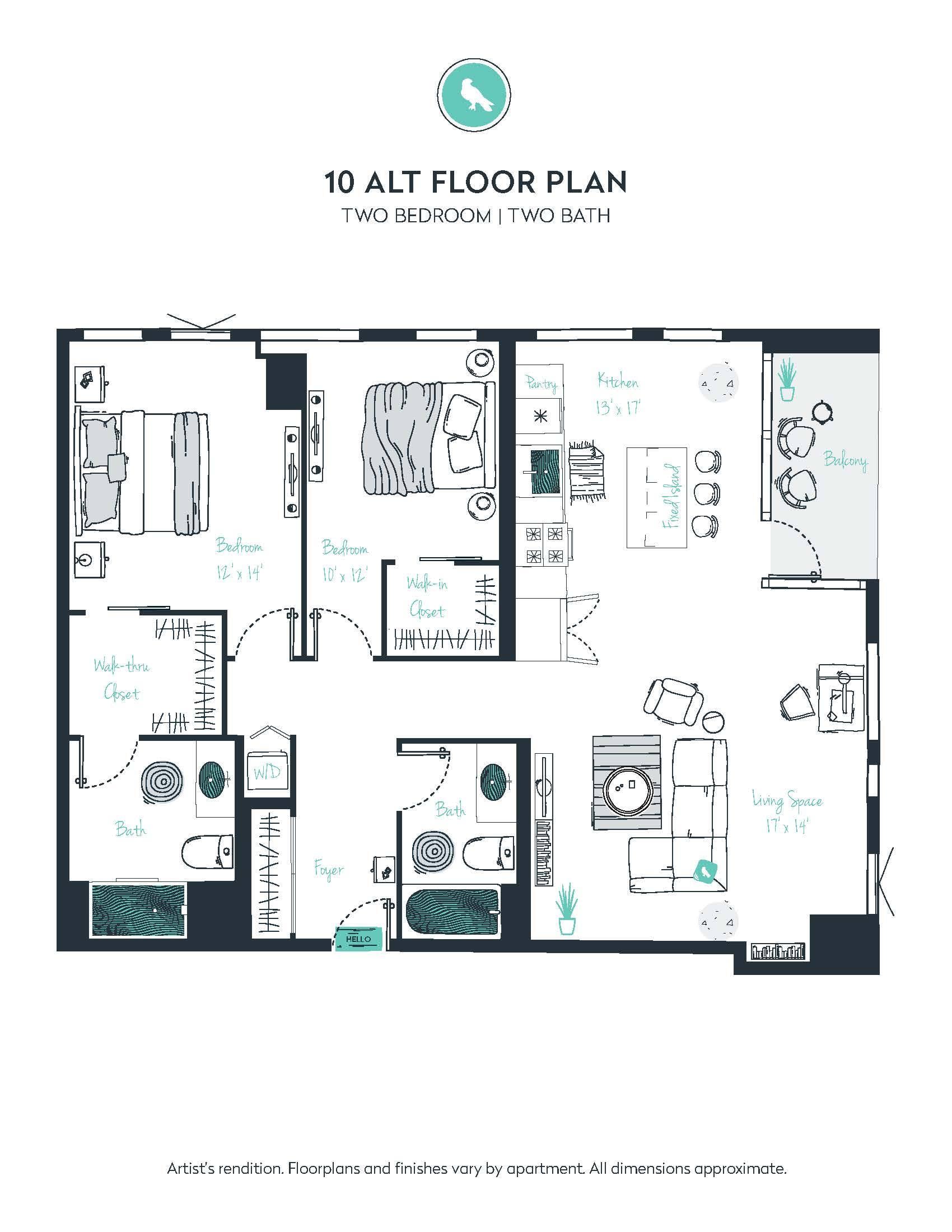 C09 Apartment floor plan