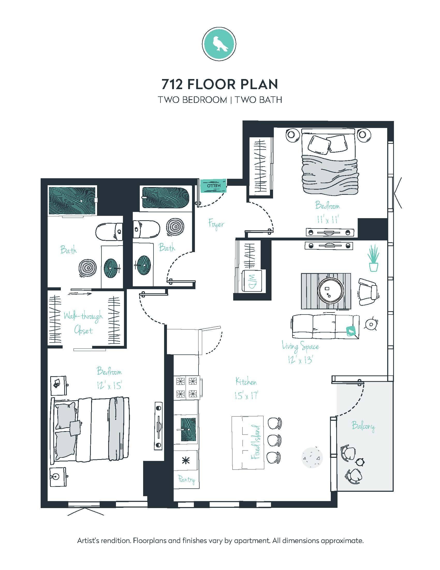 C04 Apartment floor plan