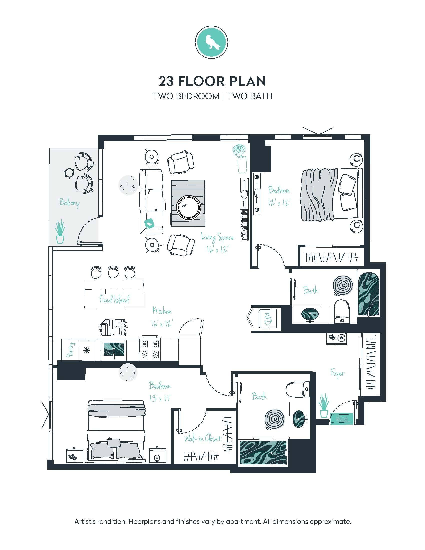 C07 Apartment floor plan