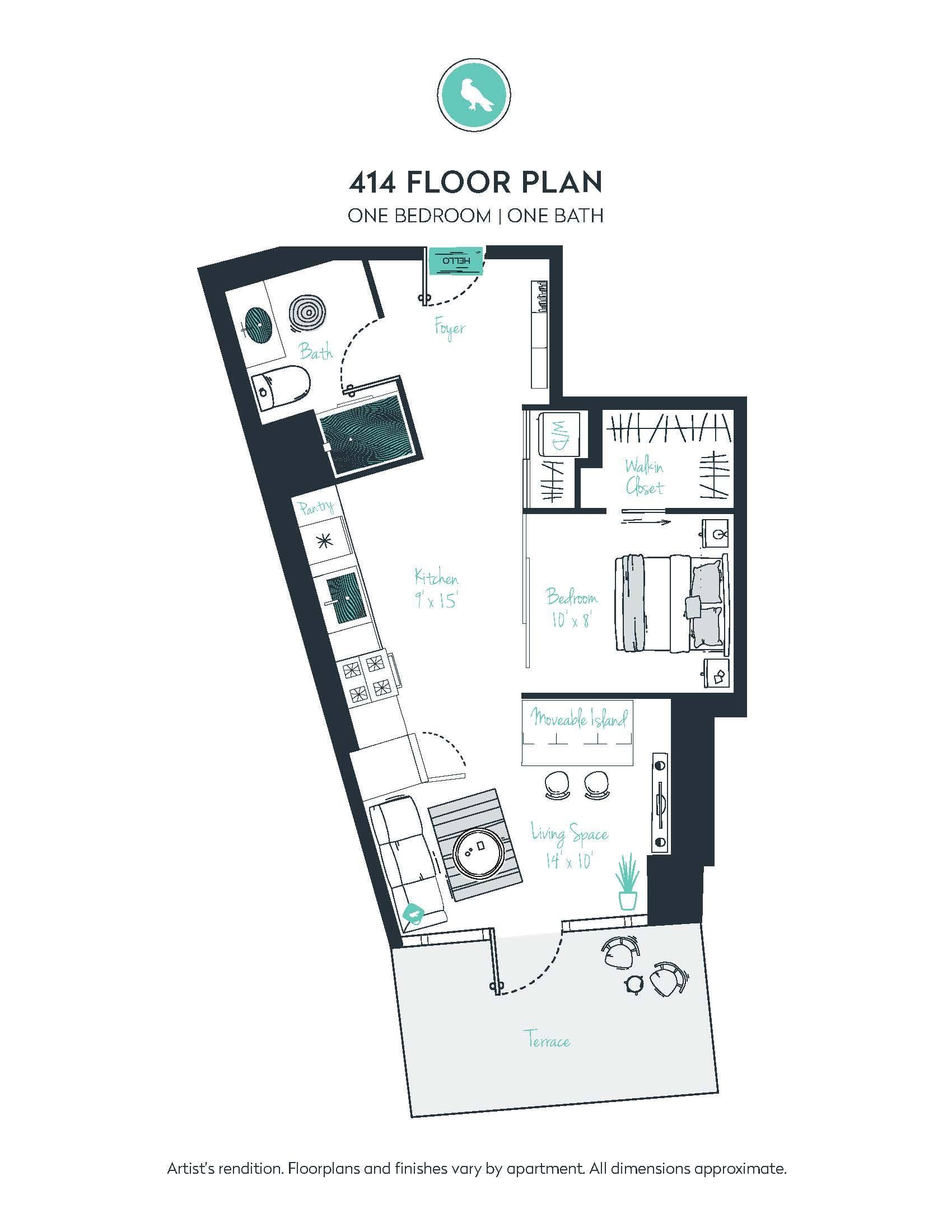 V01 Apartment floor plan