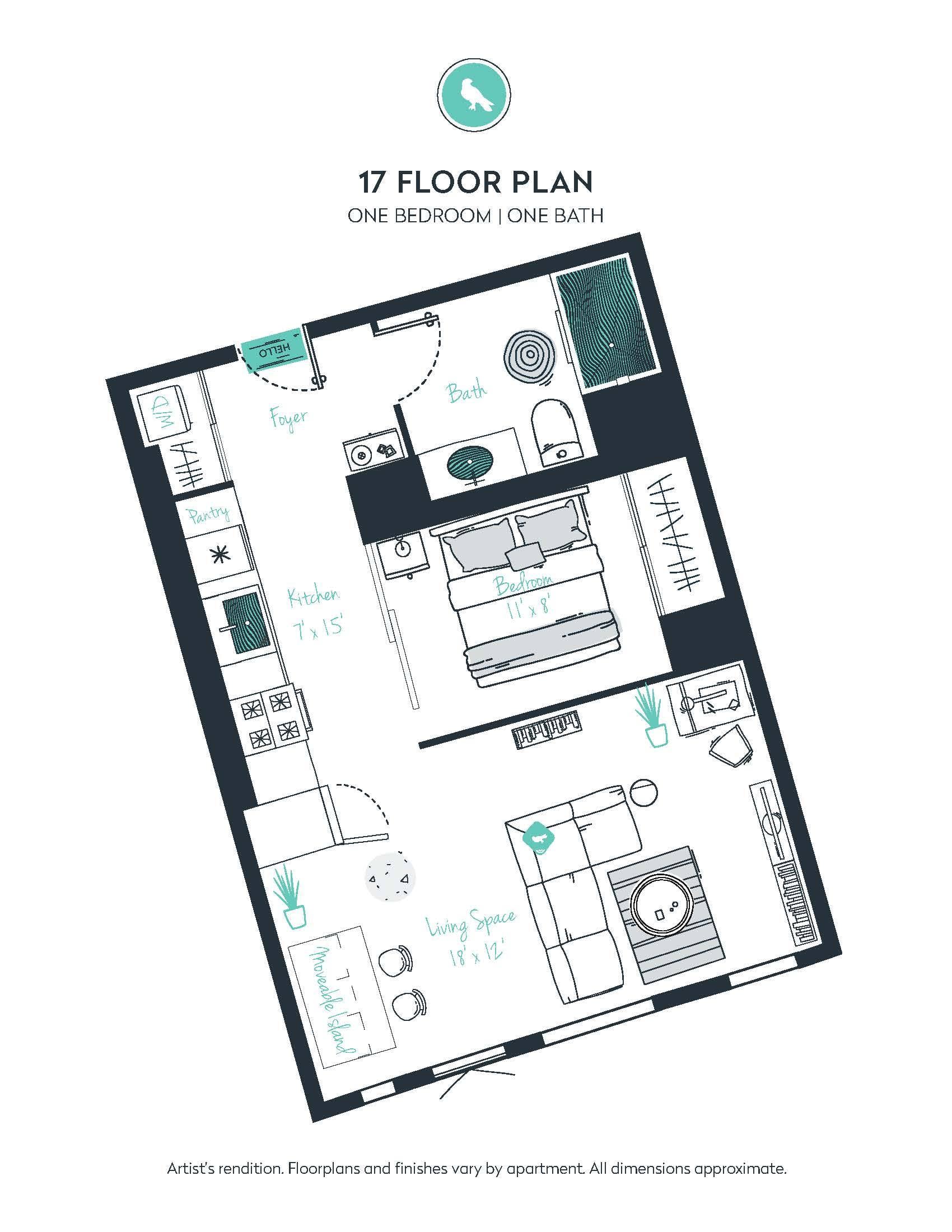 V08 Apartment floor plan