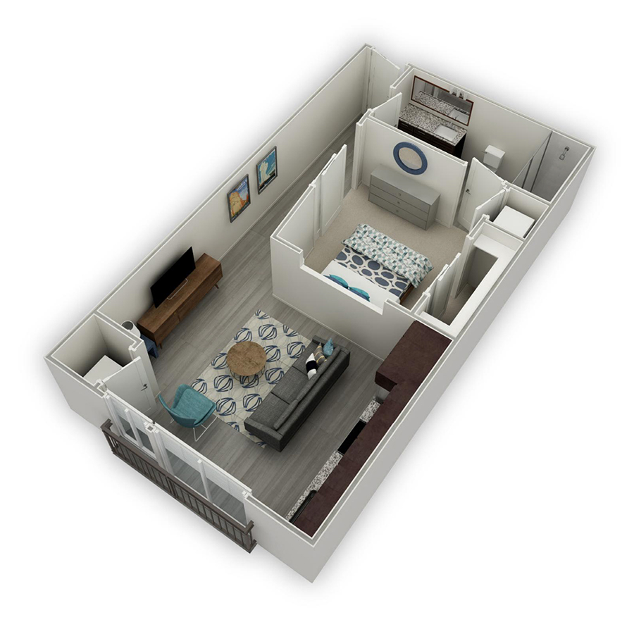 E1 floor plan