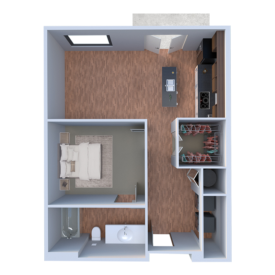 A Quattro floor plan