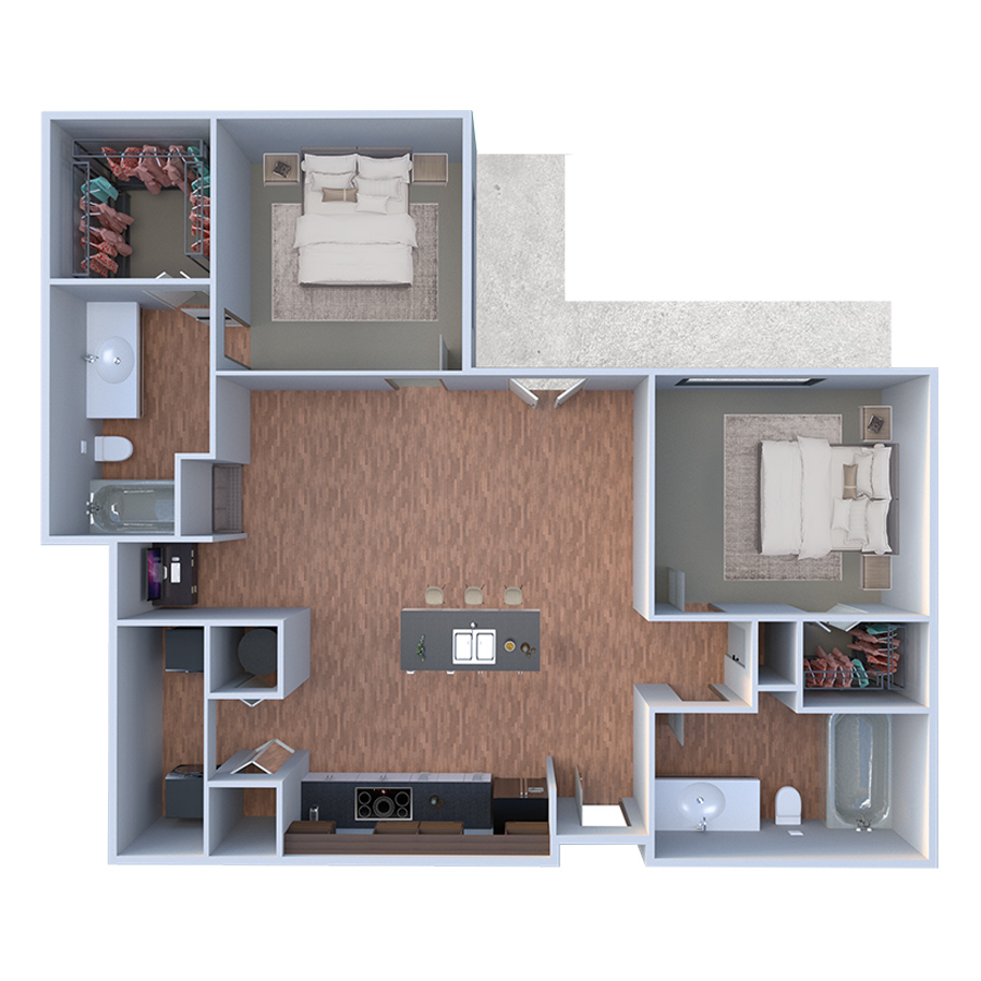 B Quattro floor plan