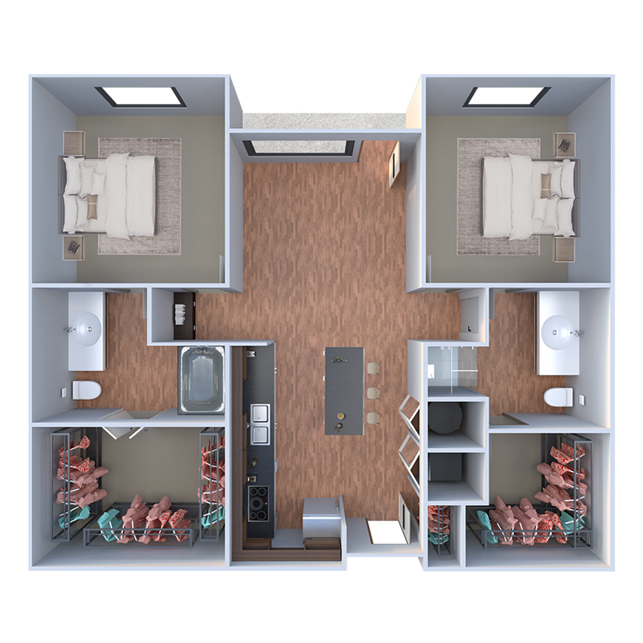 B Uno floor plan