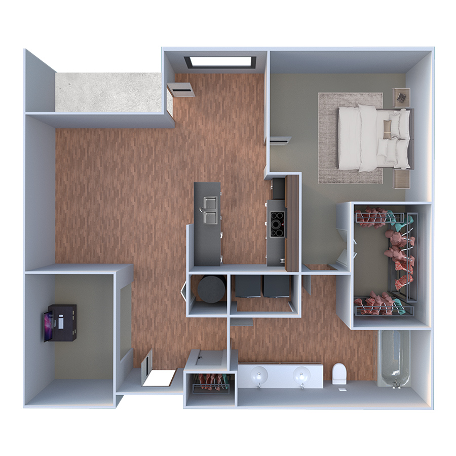 A Sette floor plan