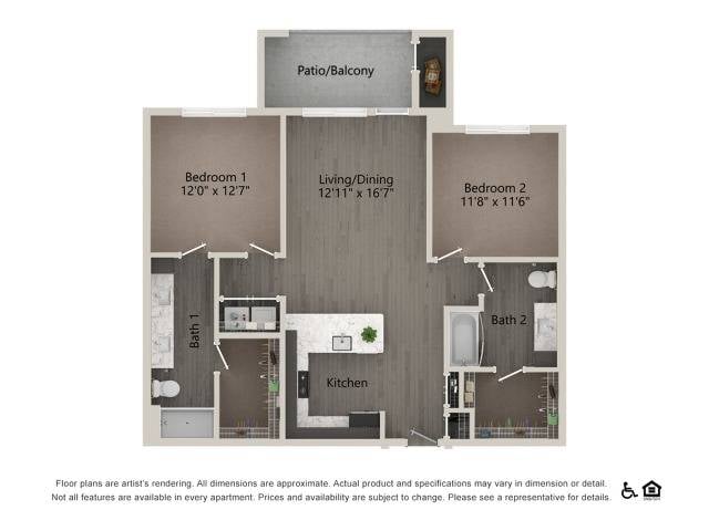 Villa 1 floor plan