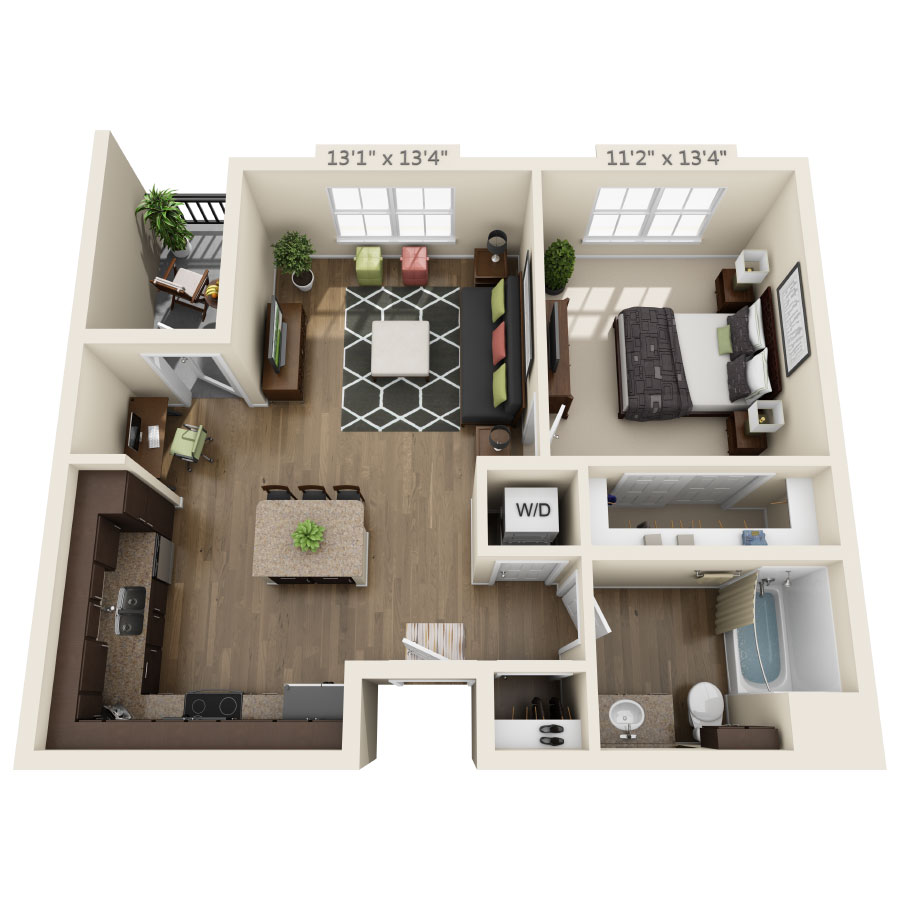 A1 floor plan