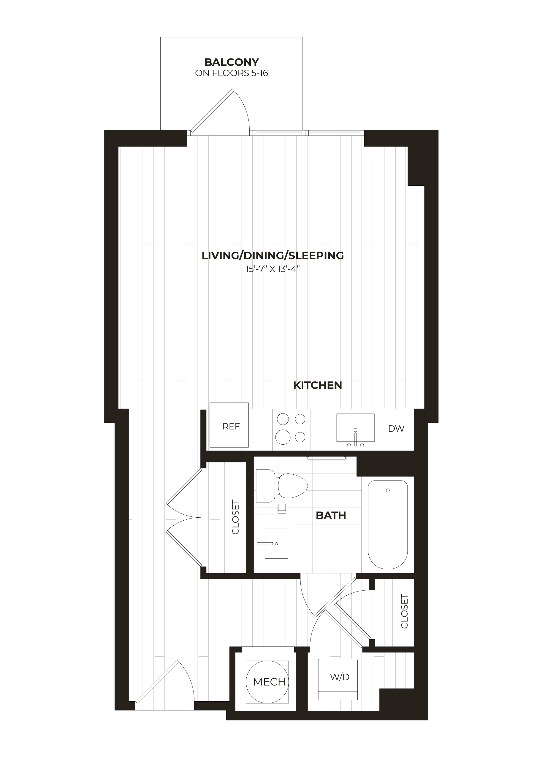 Studio-U21 floor plan