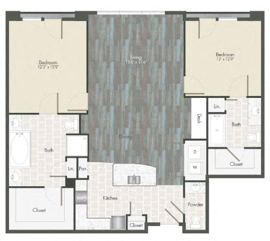 B2 floor plan