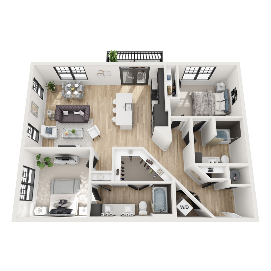 B2 floor plan