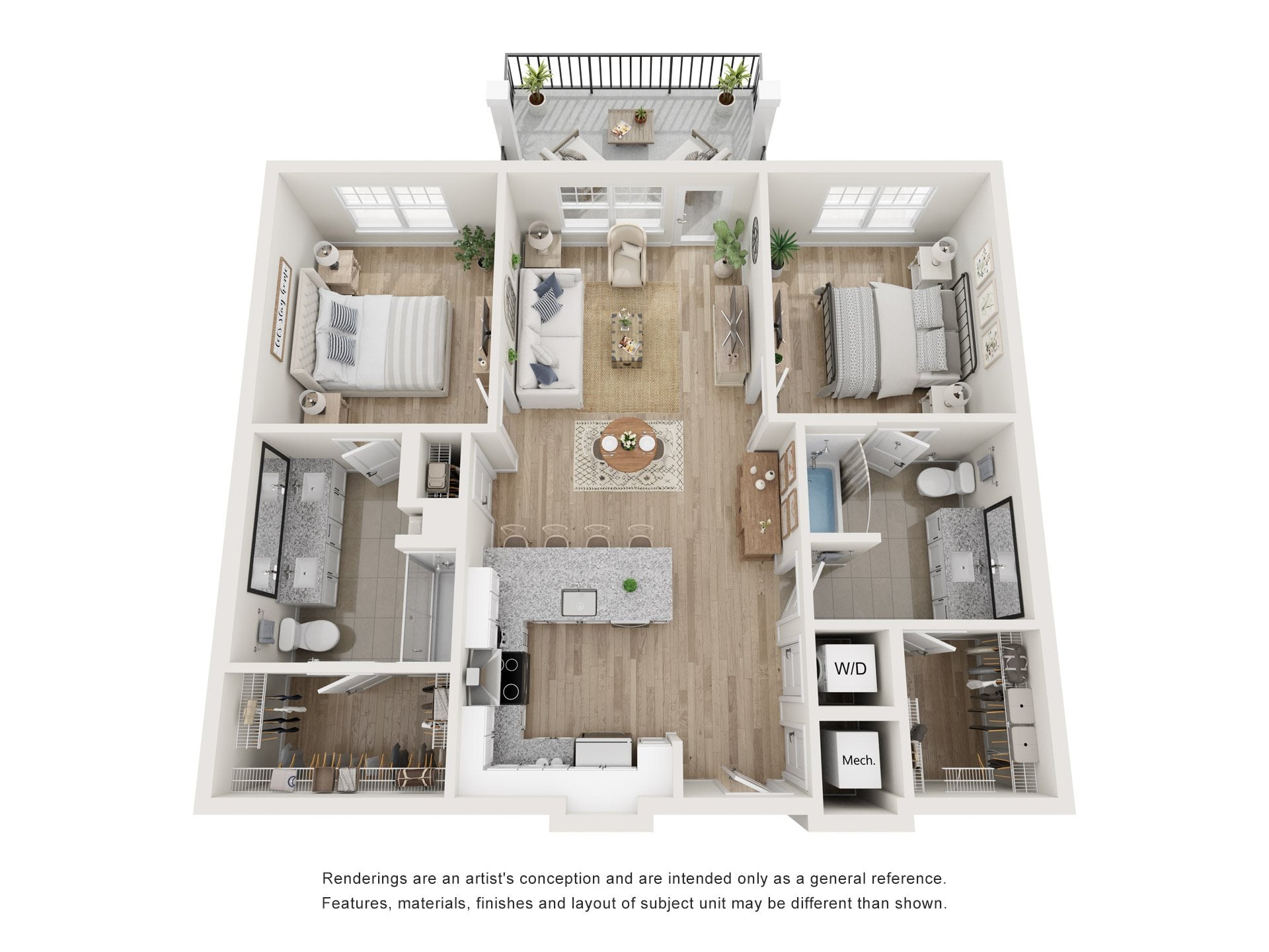 B2A floor plan