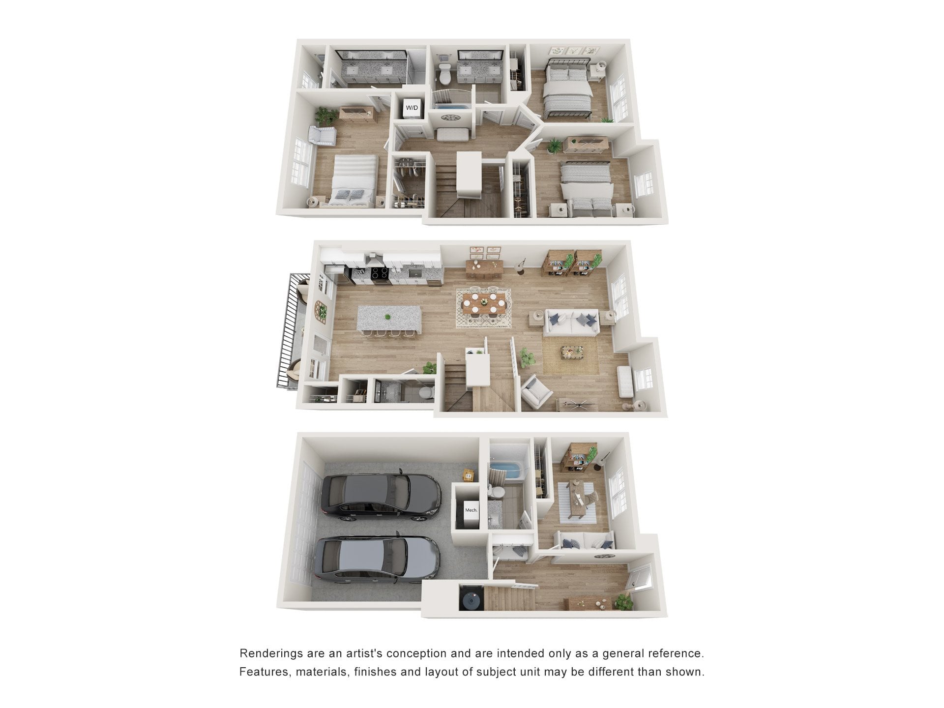 Townhome 4 floor plan