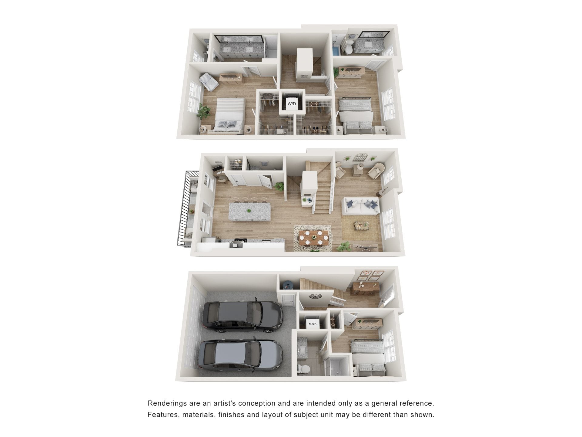 Townhome 3 floor plan