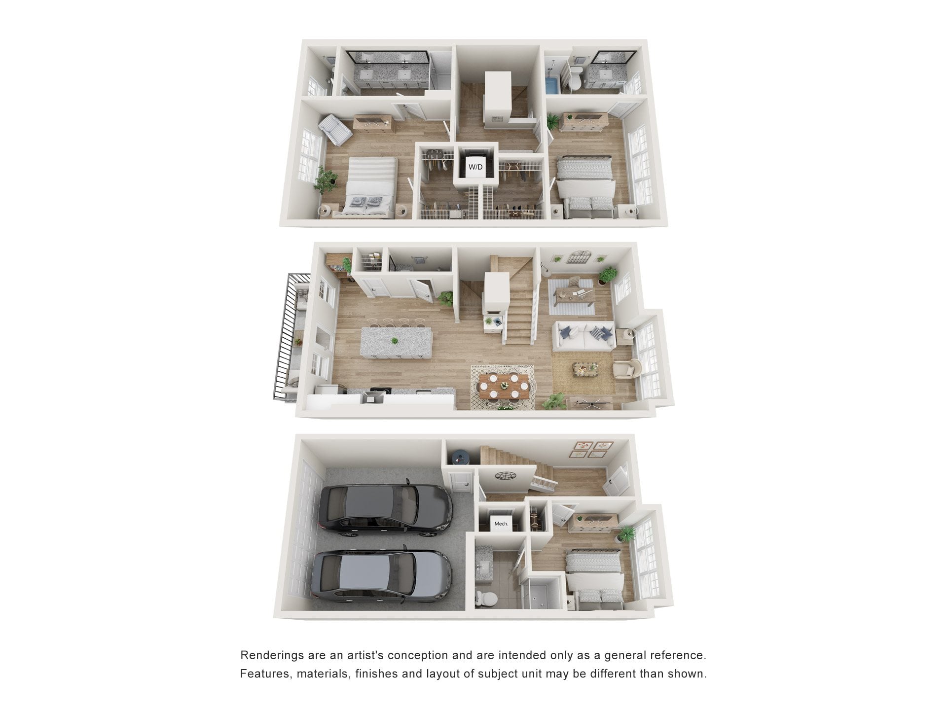 Townhome 2 floor plan